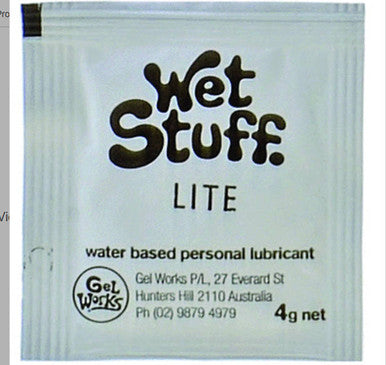 101781 - Wet Stuff  Lite 4G Sachet - Just for you desires