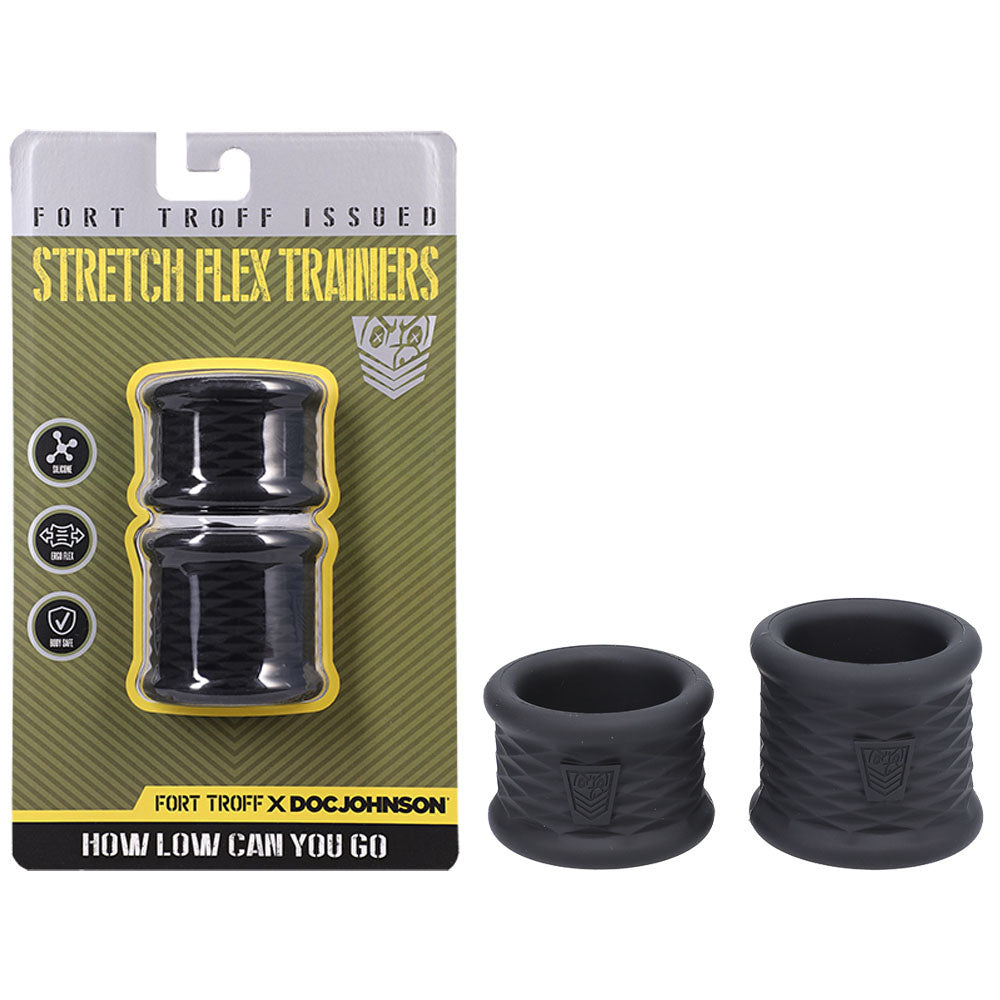 Fort Troff - Stretch Flex Trainers - Black Ball Stretchers - Set of 2 - Just for you desires