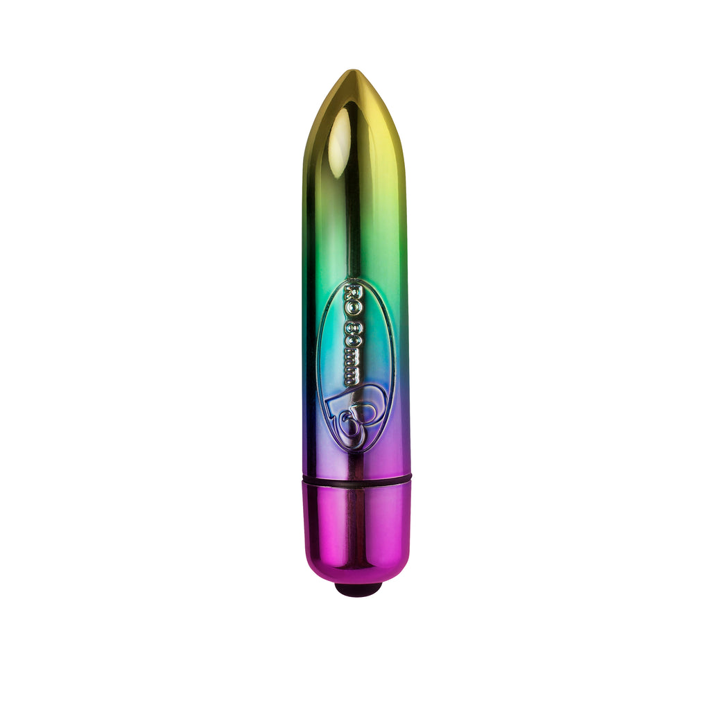 RO-80mm 7 Speed Rainbow Vibrating Bullet - Just for you desires