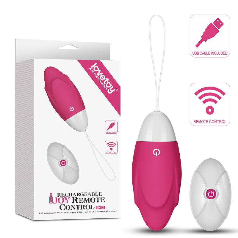 IJOY Wireless Remote Control Rechargeable Egg Pink - Just for you desires