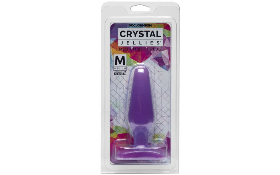 Medium Butt Plug Purple - Just for you desires