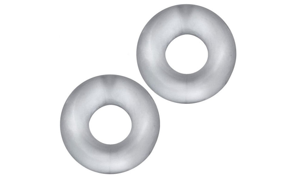 Stiffy 2 Pc Bulge Cockrings by HunkyJunk Ice Clear Ice - Just for you desires