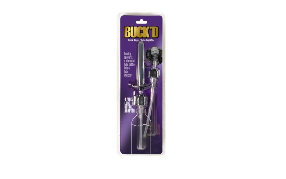 Buckd Lube Injector 4 Pc Bottle Adapter - Just for you desires
