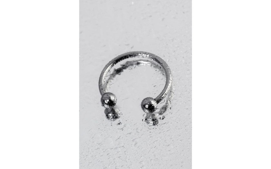 Silver Metal 3cm Penis Erection Ring - Just for you desires