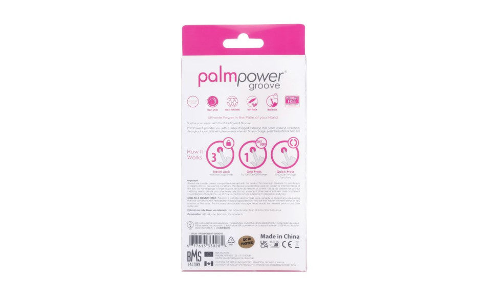 Palm Power Groove Mini Wand Fuchsia - Just for you desires