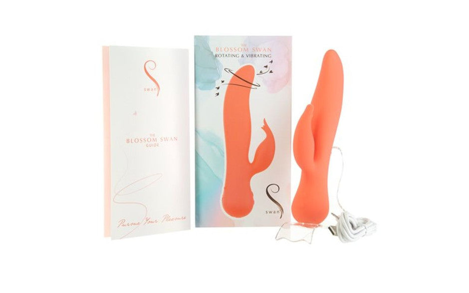 Blossom Swan Rabbit Vibrator - Just for you desires