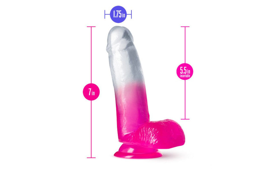B Yours Sugar Magnolia 7in Dildo Fuchsia - Just for you desires