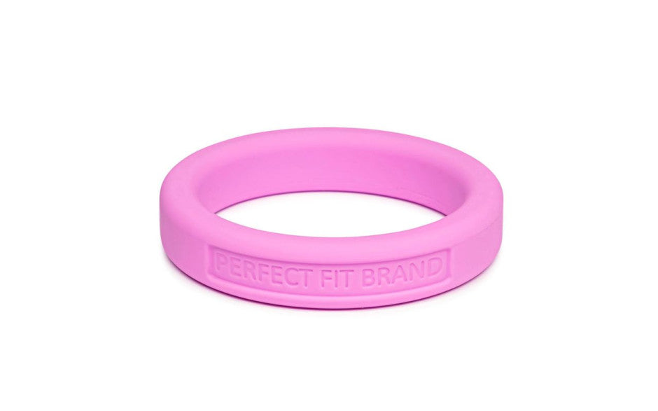 Classic Silicone Medium Stretch Penis Ring 44mm Pink - Just for you desires