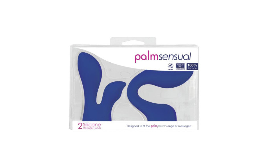 Palmsensual Accessories 2 Silicone Head – Blue - Just for you desires
