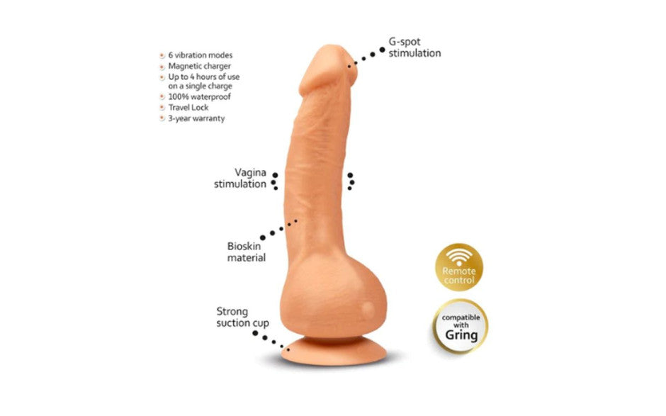 Greal MINI Flesh w Suction Cup - Just for you desires