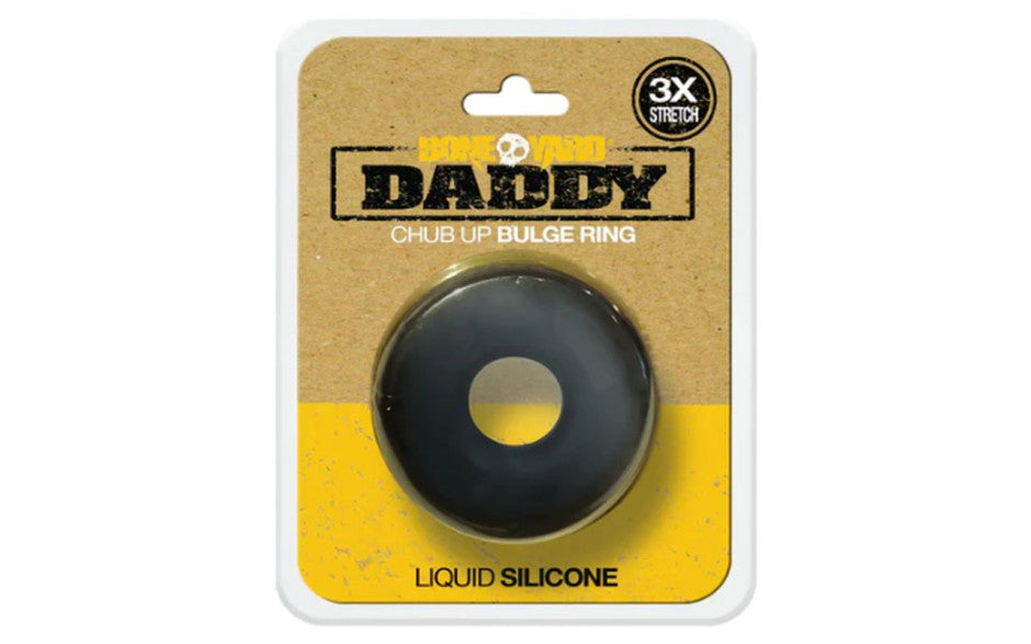 Daddy Silicone Ring Black - Just for you desires