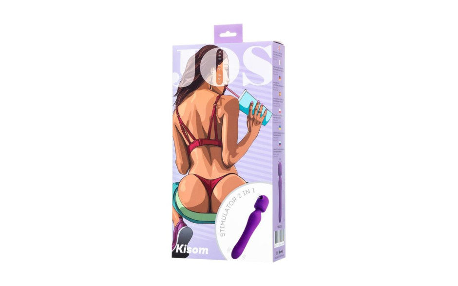 JOS Kisom 2 In 1 Wand Stimulator - Just for you desires