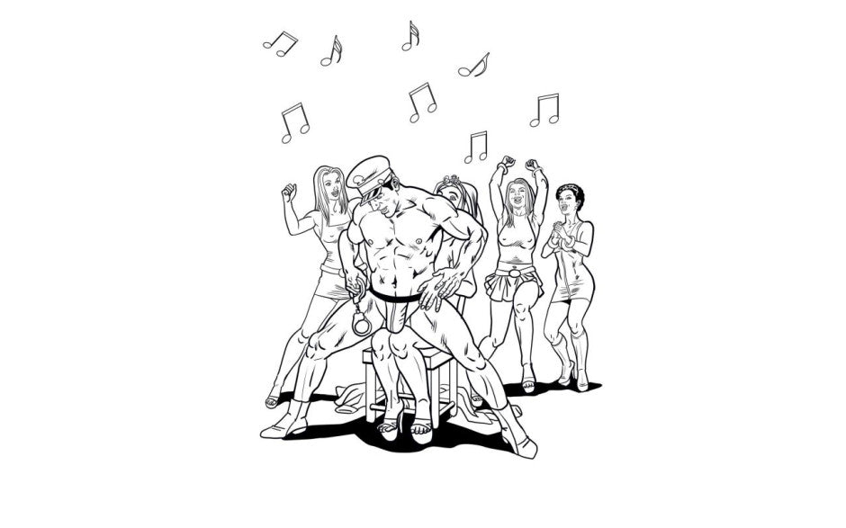 Bachelorette Party Colouring Book - Just for you desires