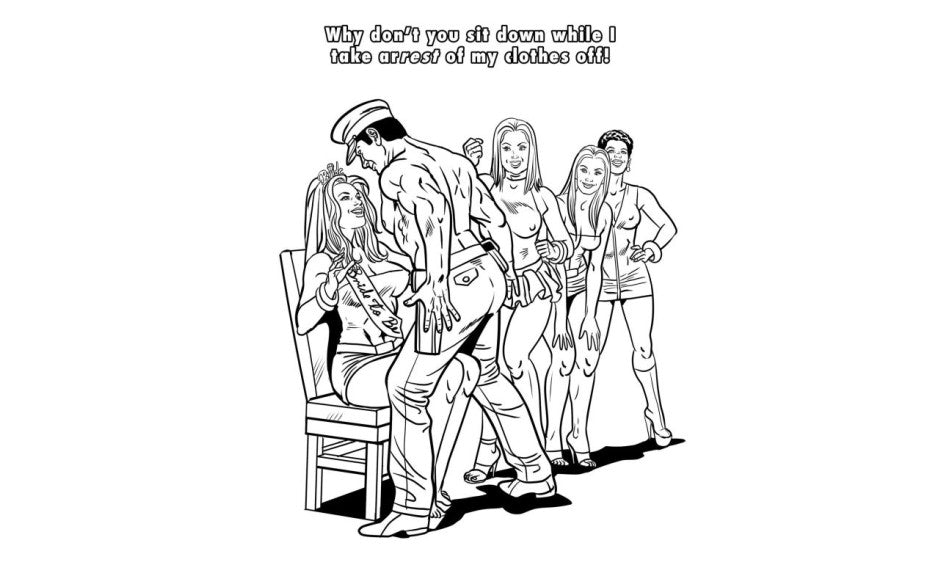 Bachelorette Party Colouring Book - Just for you desires