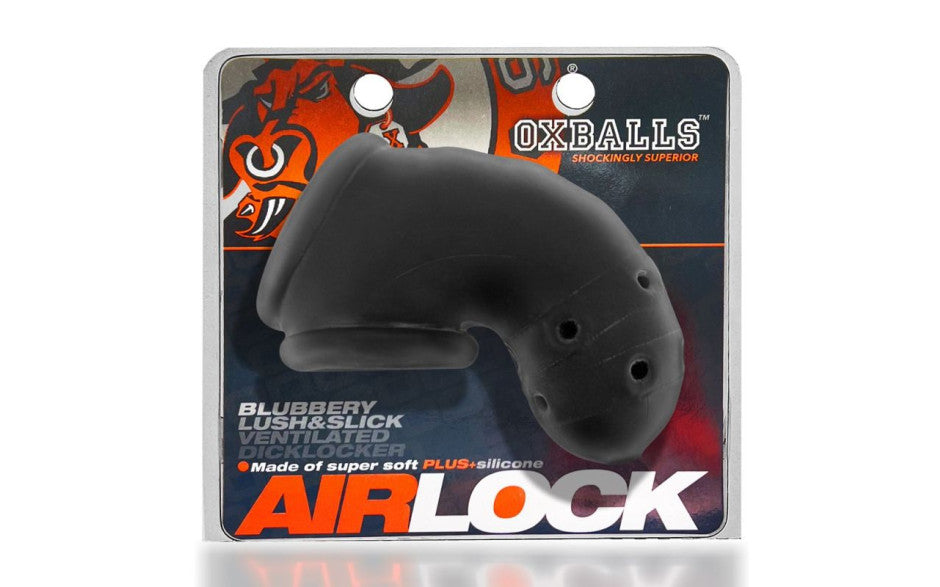 Airlock Air-Lite Vented Chastity Black Ice - Just for you desires
