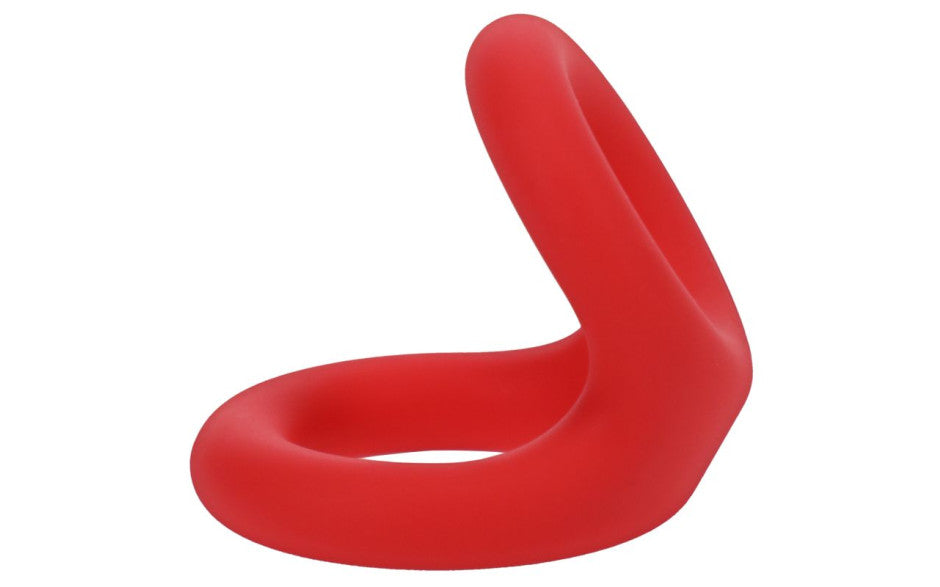 Uplift Silicone Cock Ring Crimson - Just for you desires