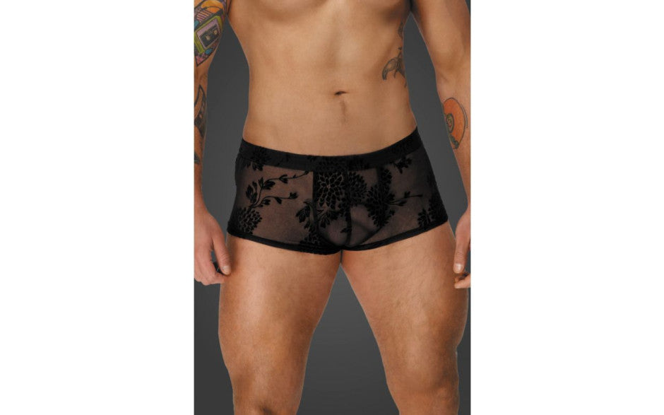 Flock Embroidery Short-Shorts