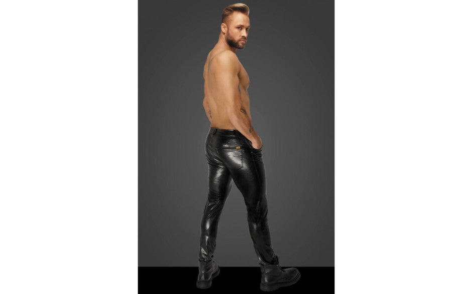 Snake Wetlook Long Pants with Back Pockets - Just for you desires