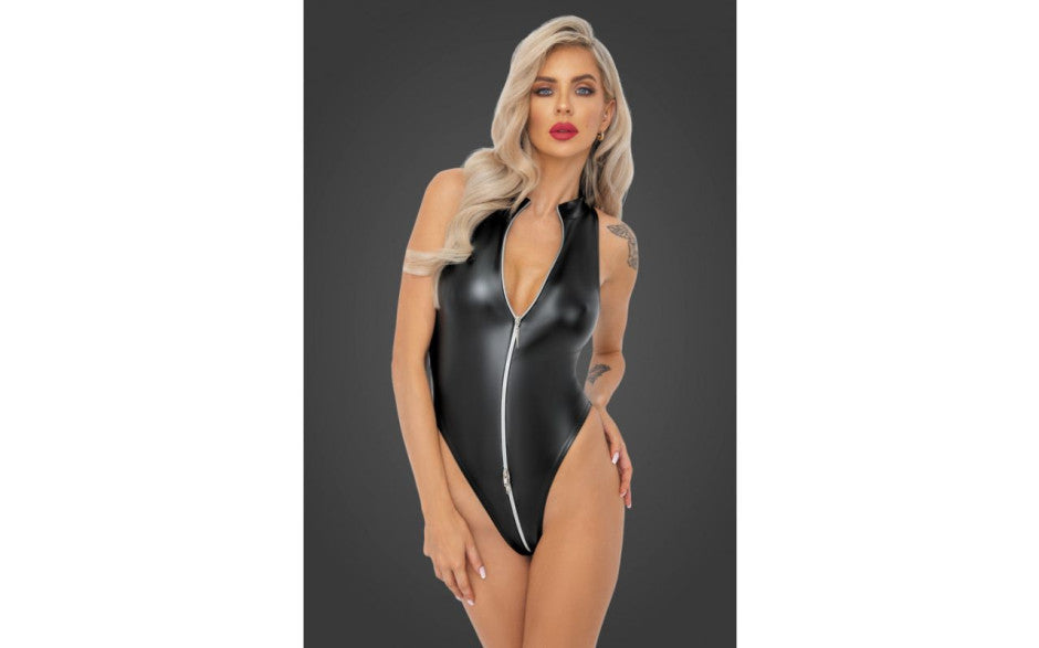 Powerwetlook Body with Front Zipper - Just for you desires