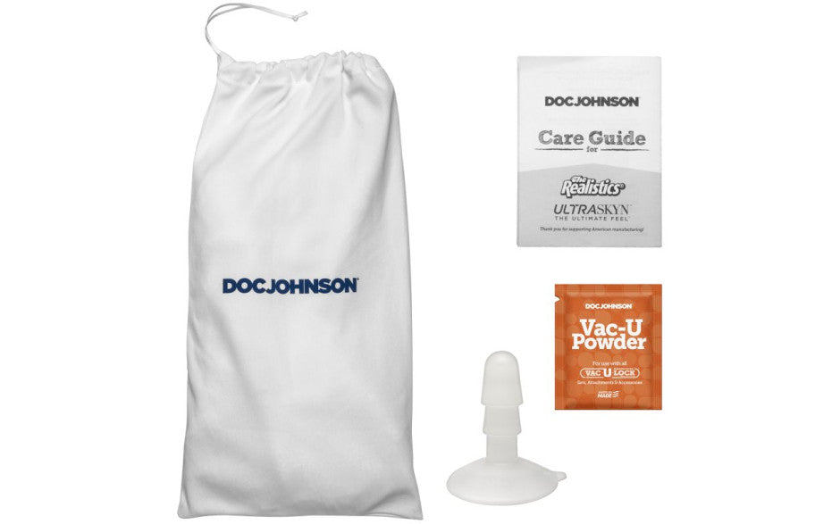 Roman Todd 8in Ultraskyn Cock w Removable Vac-U-Lock Suction Cup Vanilla - Just for you desires