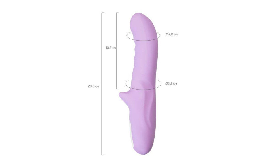 JOS Merry Gor Rotating Shaft Vibrator Violet - Just for you desires