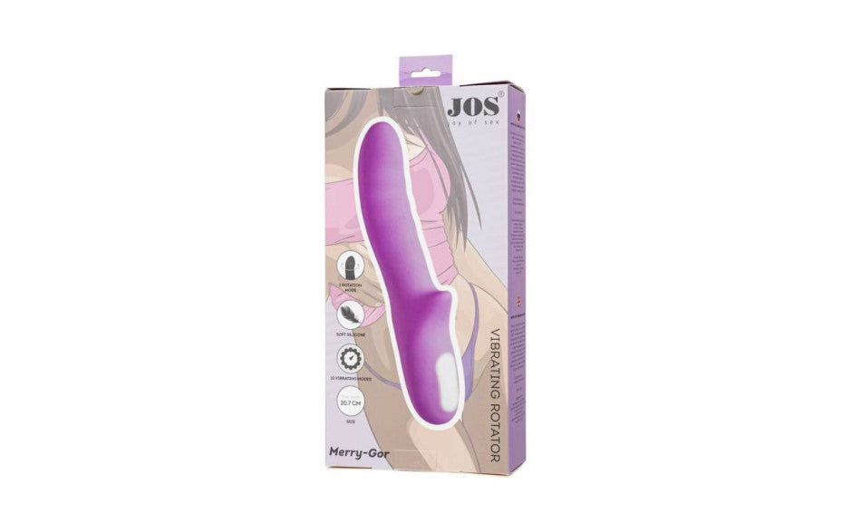 JOS Merry Gor Rotating Shaft Vibrator Violet - Just for you desires