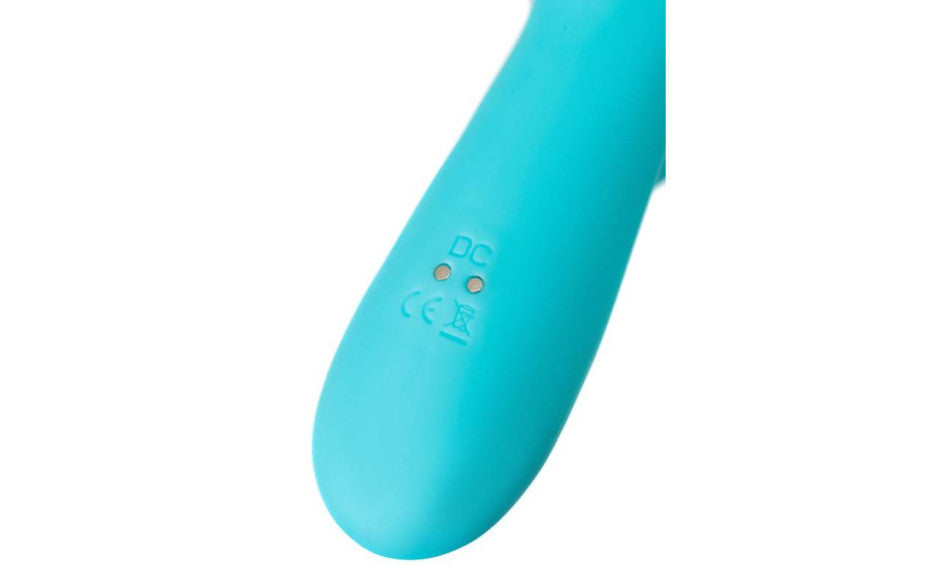 JOS Merry Swirl Rotating Shaft Rabbit Vibrator Blue - Just for you desires
