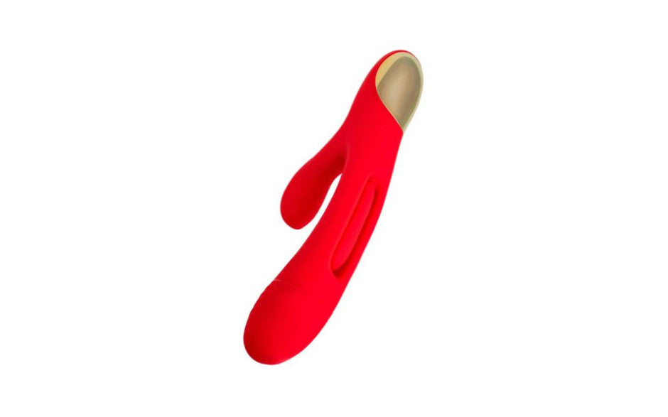 JOS Patti Moving Tongue Rabbit Vibrator Red - Just for you desires