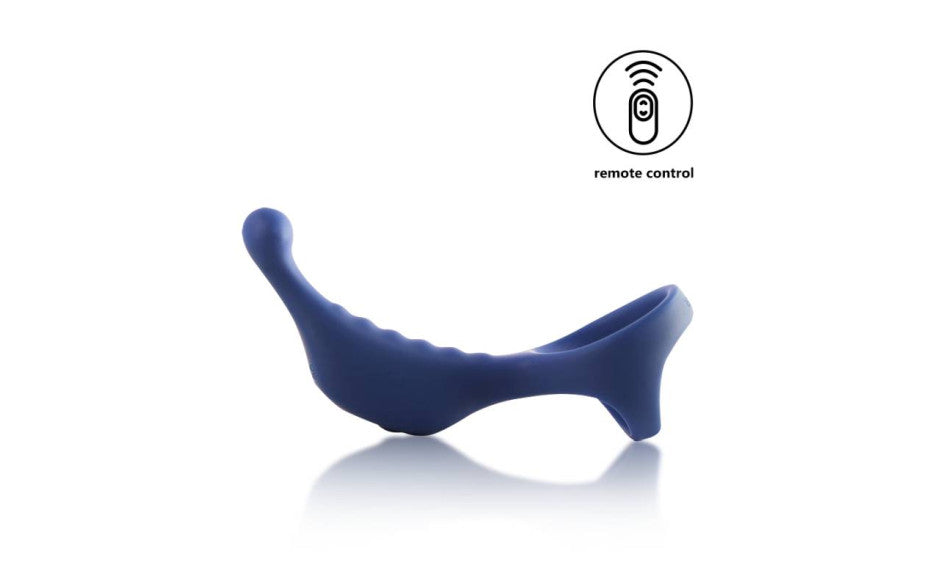 Underquaker Vibrating Anal Probe with Cockring and Remote - Just for you desires