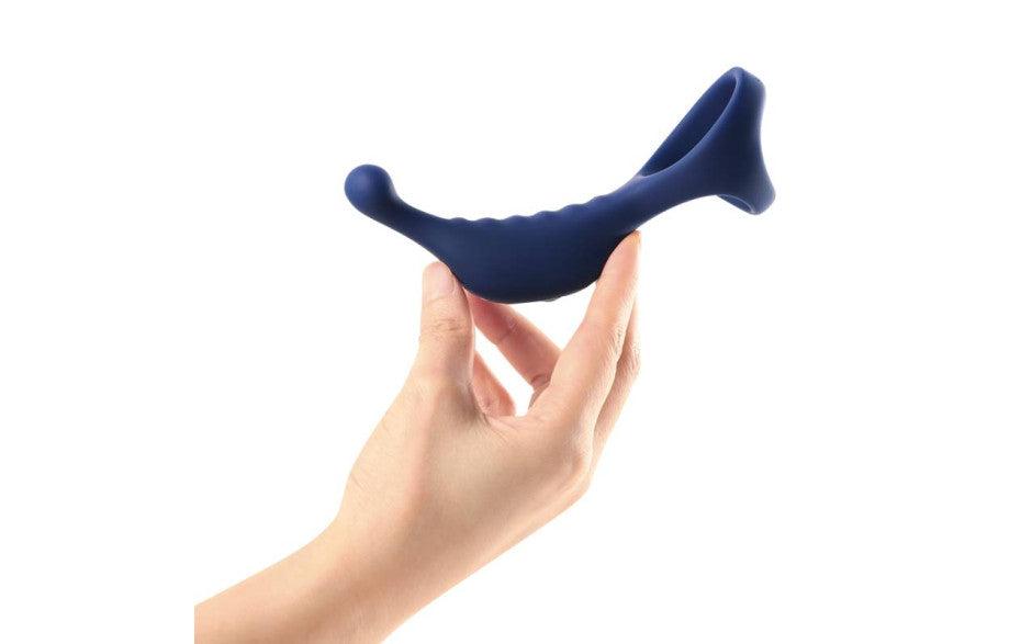 Underquaker Vibrating Anal Probe with Cockring and Remote - Just for you desires