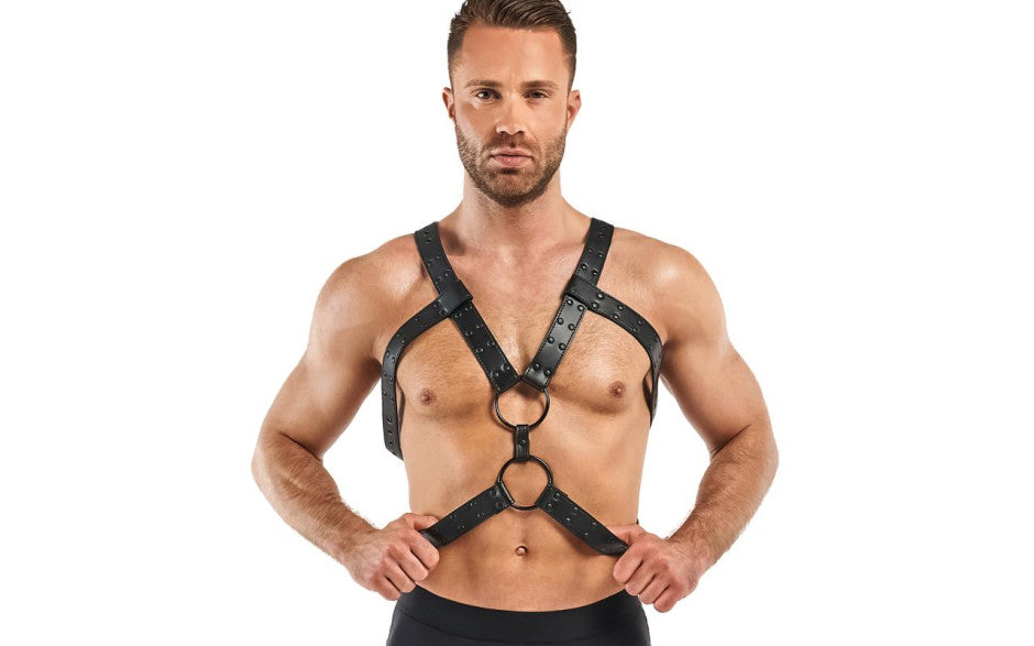 Rocco Bondage Harness Black - Just for you desires