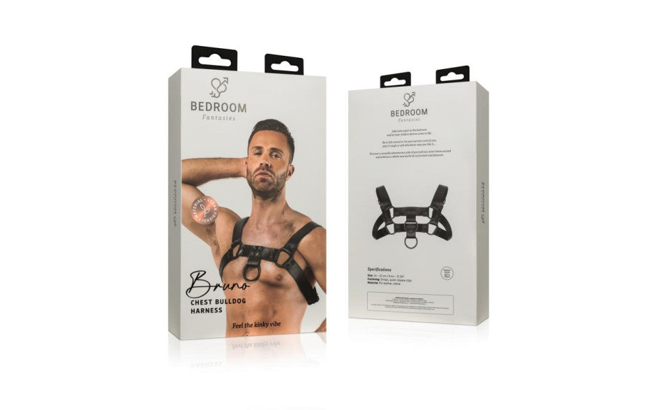Bruno Bondage Harness Black - Just for you desires