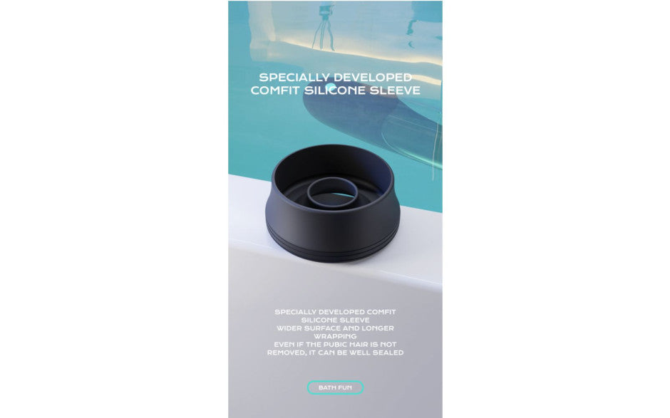 BathFun Automatic USB Waterproof Penis Pump w Magic Sleeve - Just for you desires