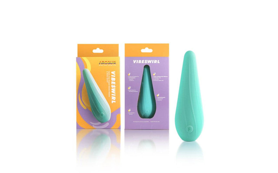 VibeSwirl Drip Shape Rechargeable Vibrator - Just for you desires