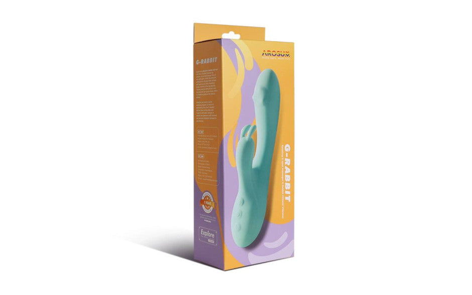 G-Rabbit Rotating G-Spot and Clitoral Vibrator - Just for you desires
