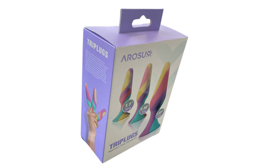 TriPlugs 3 Pc Silicone Anal Training Kit - Just for you desires