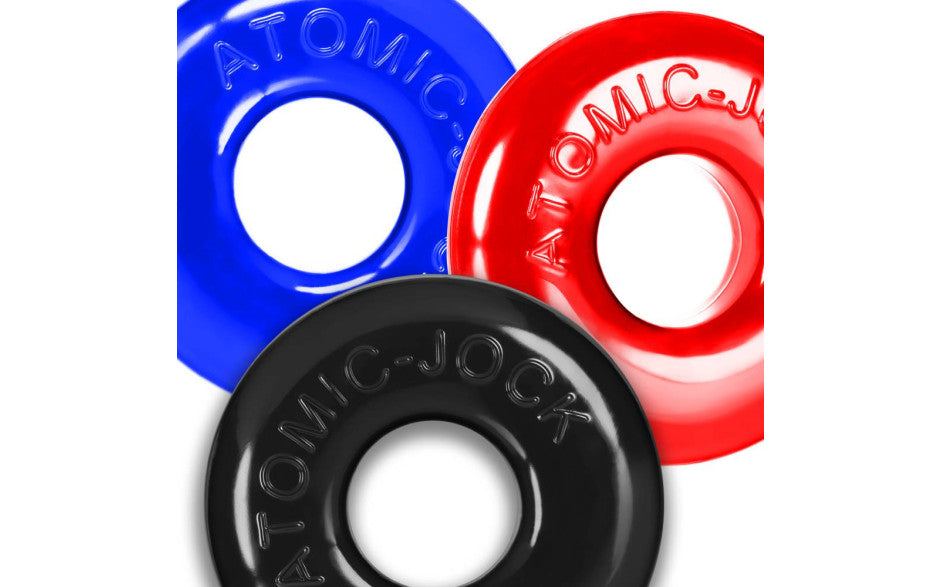 Ringer Max 3 Pc Multi Colour Cockring Set - Just for you desires