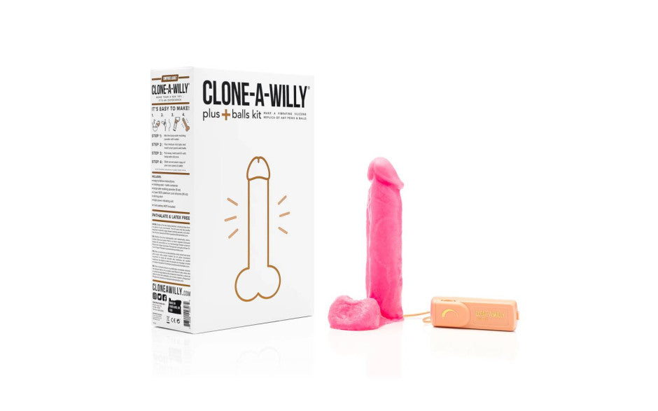 Clone a Willy Plus Balls Kit Hot Pink - Just for you desires