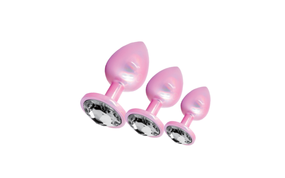 SXE Stainless Steel Comfort 3 Pc Butt Plug Set - Just for you desires