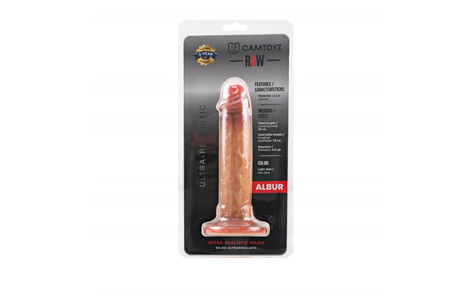 Ultra Realistic 20cm Silicone Dildo Albur - Just for you desires