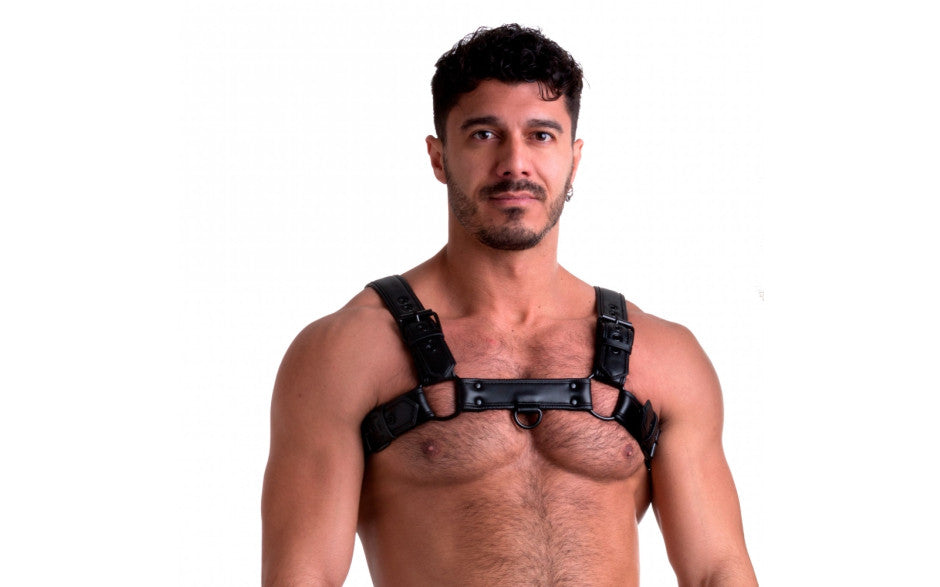 Vegan Bulldog Harness Black - Just for you desires