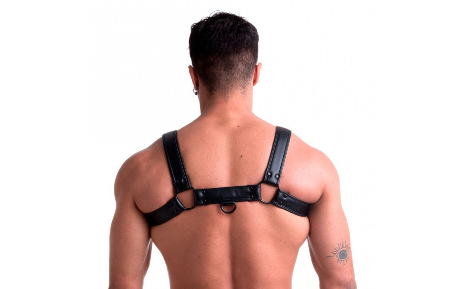 Vegan Bulldog Harness Black - Just for you desires