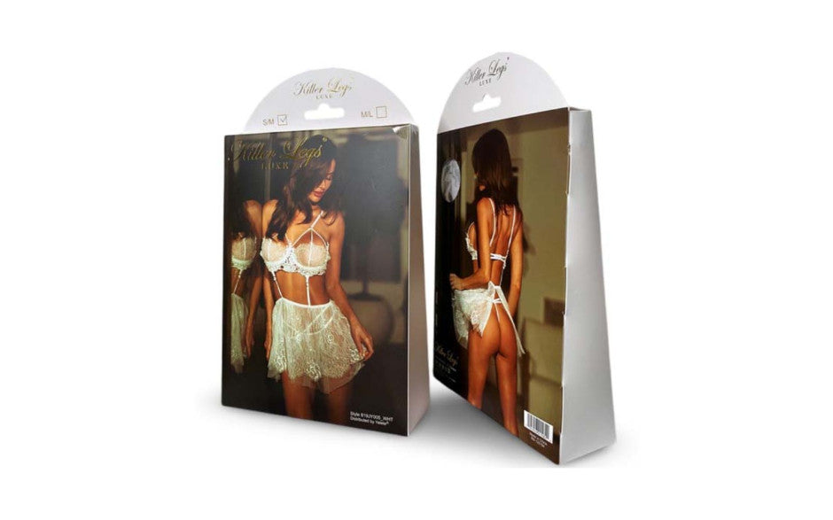 Sheer Dainty Lingerie Set Midnight Black - Just for you desires