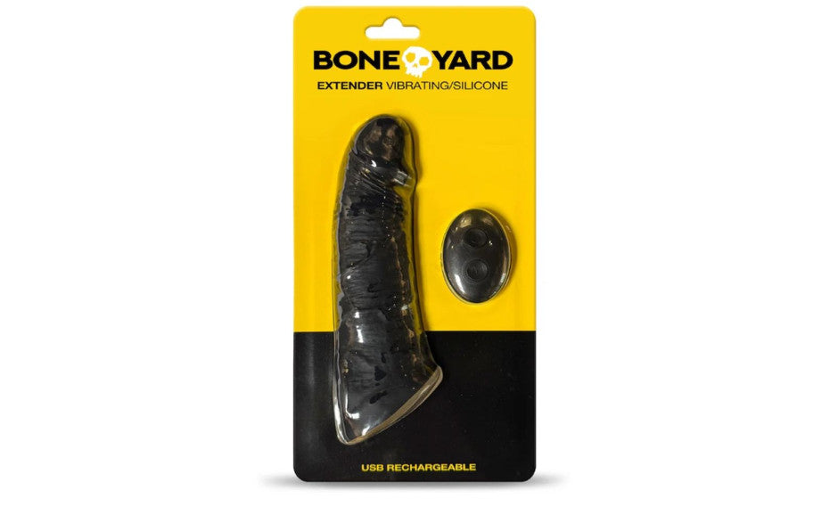 Boneyard Vibrating Silicone Remote Control 9 Mode Extender - Just for you desires