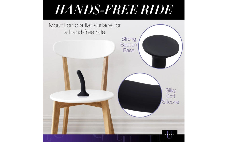 Black Silicone Strap-On Dildo Small - Just for you desires