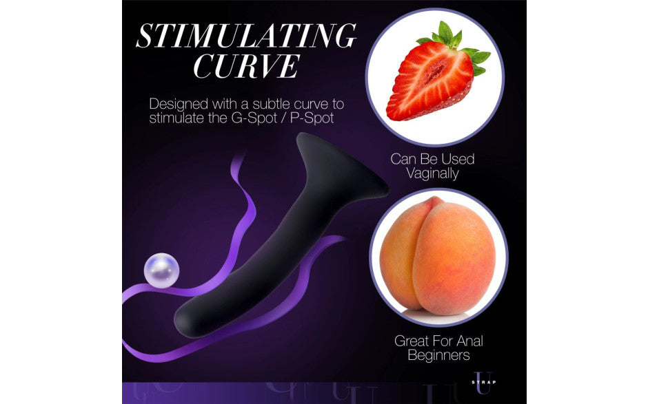 Black Silicone Strap-On Dildo Small - Just for you desires