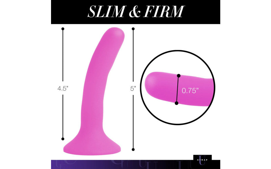 Pink Silicone Strap-On Dildo Small - Just for you desires
