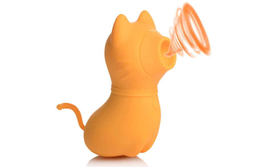 Sucky Kitty 7X Clitoral Stimulator Orange - Just for you desires
