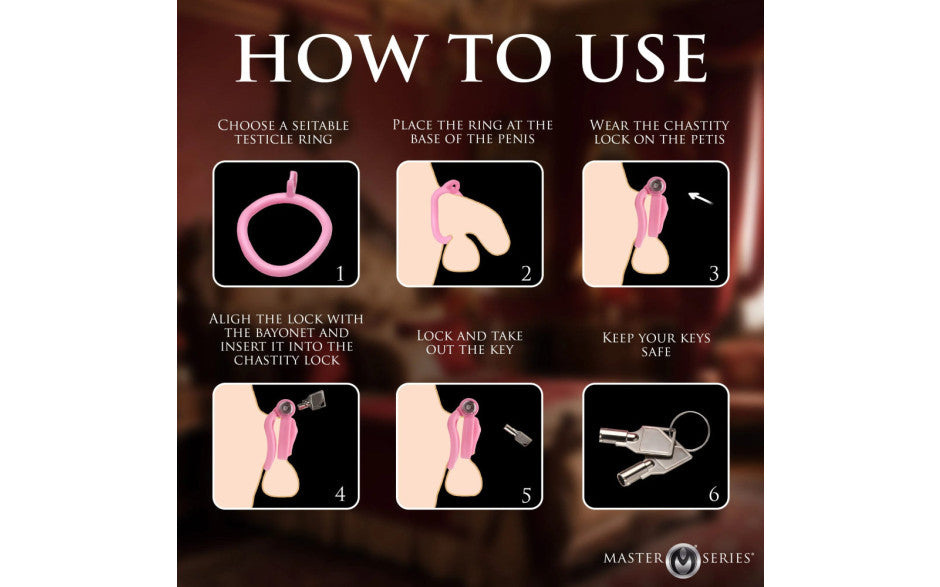 Pussification Vulva Chastity Cage - Just for you desires