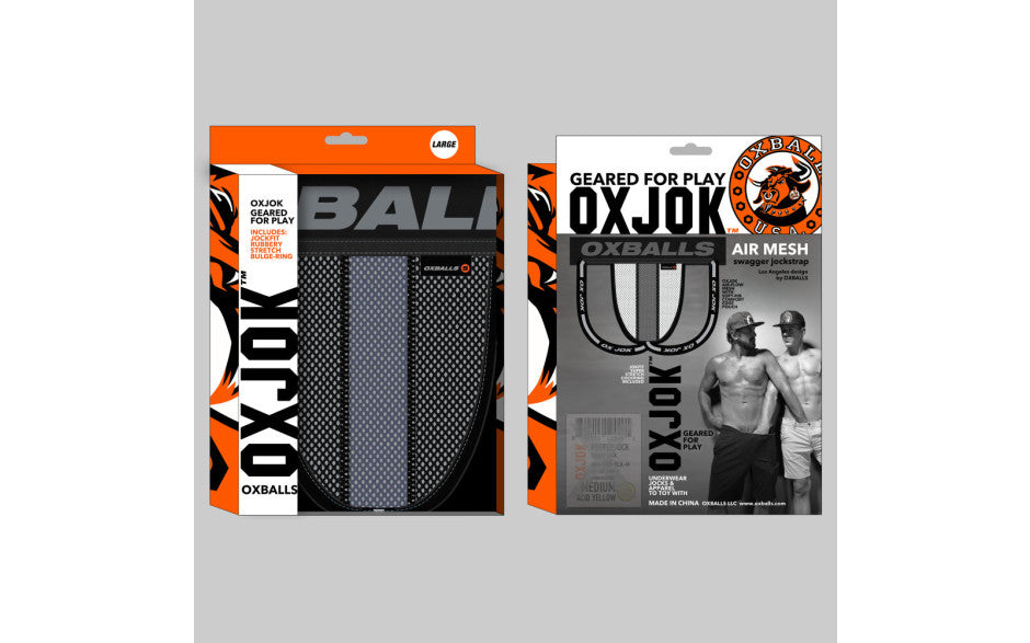 Oxjock Airmesh Swagger Jockstrap Ice White X Large - Just for you desires